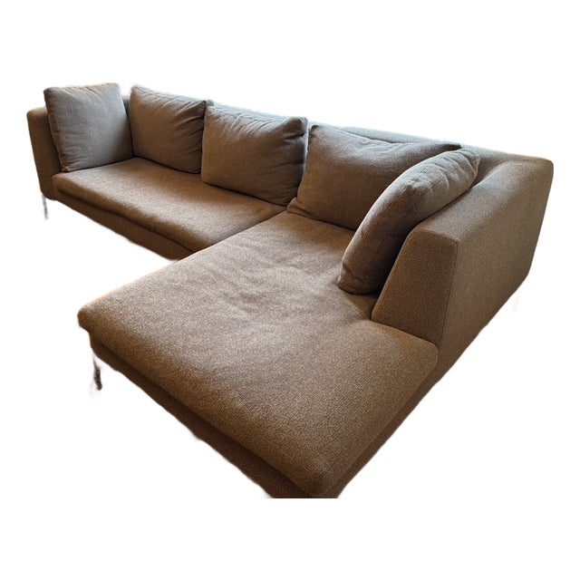 B&b Italia Charles Right-Arm Facing Sectional For Sale