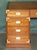 Vintage Teak & Brass Military Campaign Pedestal Desk from Harrods Kennedy For Sale - Image 3 of 16