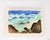Modernist Rocky Seascape in Watercolor on Paper A vibrant watercolor seascape by California artist Lucile Marie Johnston...
