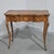 Super quality French marquetry writing table with single end drawer and pull out writing slide with red leather surface,...