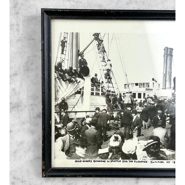 1970s Vintage Black & White Photograph s.s Valencia Seattle During Klondike Gold Rush For Sale - Image 5 of 8