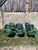 Mid-Century Modern Swivel Wire Chairs with Wooden Armrests, 1970s, Set of 2 For Sale - Image 10 of 18