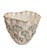 Off-white Italian Hand-Crafted Ceramic Floral Relief Planter For Sale - Image 8 of 12