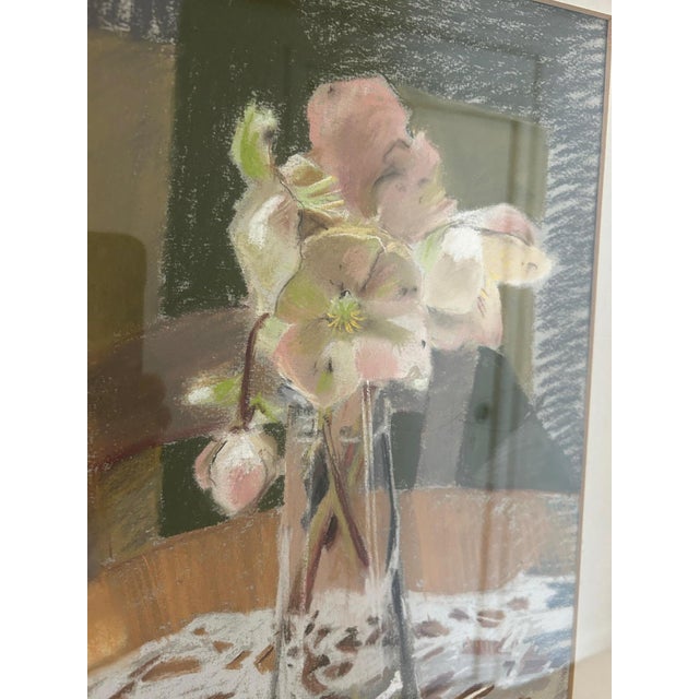 Jodor Minik, Composition, 1990s, Oil Crayon on Paper, Framed For Sale - Image 10 of 15
