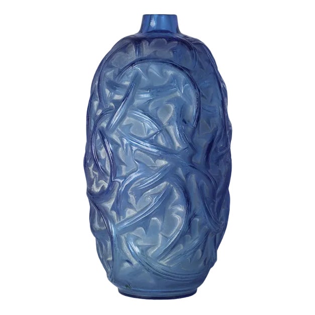 Ronces Vase in Glass by René Lalique, 1920s For Sale