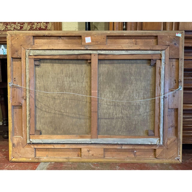 19th Century Swiss Pastoral Cow Painting Signed Charles Humbert in Frame For Sale - Image 10 of 12