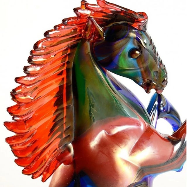 Contemporary Murano Glass Horse Sculpture from YourMurano For Sale - Image 3 of 6