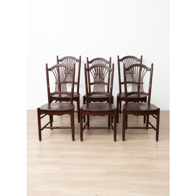 Tom Seely Solid Cherry Dining Side Chair – 6 Available For Sale - Image 9 of 10
