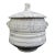 Raku Fired Crackle Glaze Studio Art Pottery Lidded Vessel Jar Signed For Sale