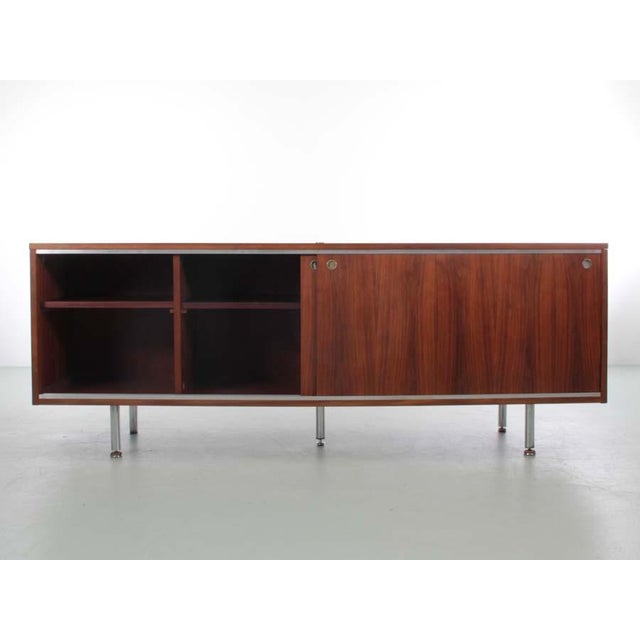 George Nelson Mid-Century Modern Teak Sideboard by George Nelson for Herman Miller For Sale - Image 4 of 17
