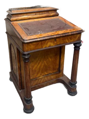 Victorian Davenport Desk — Edwards & Roberts, London, C. 1860s