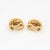 Finely detailed pair of vintage Tiffany & Co shrimp earrings crafted in 18k yellow gold. Dating to the 1990s the small...