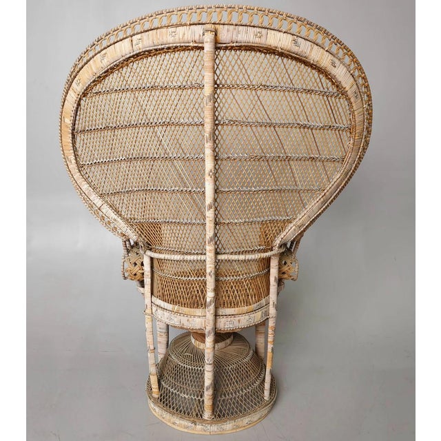 1970s Emmanuelle Peacock Armchair, 1970s For Sale - Image 5 of 11