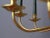 Empire Brass Ten-Arm Chandelier, France, 1970 For Sale - Image 14 of 16