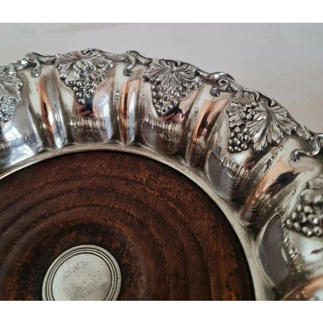 Metal Antique George IV Sheffield Plate Wine Bottle Coasters, 1830, Set of 2 For Sale - Image 7 of 12