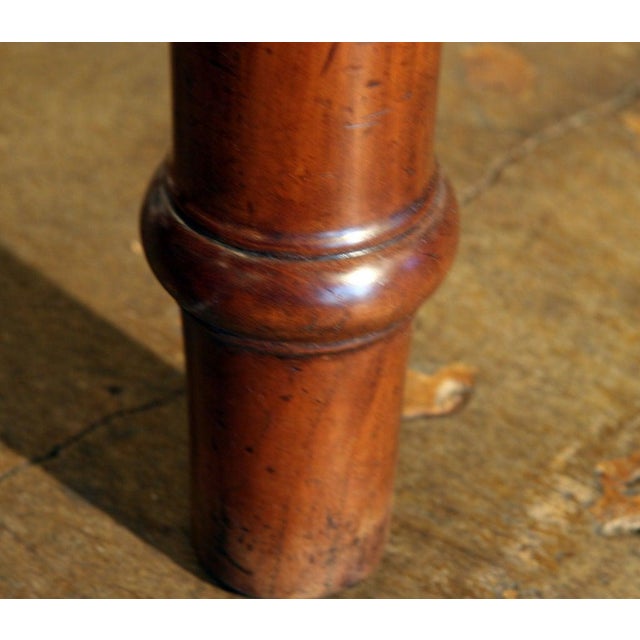 Brown Italian Table in Cherry Wood. 1920s For Sale - Image 8 of 9