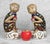 Chinoiserie Vintage Chinese Chinoiserie Porcelain Monkey Holding Peach Sculpture - A Pair For Sale - Image 3 of 10