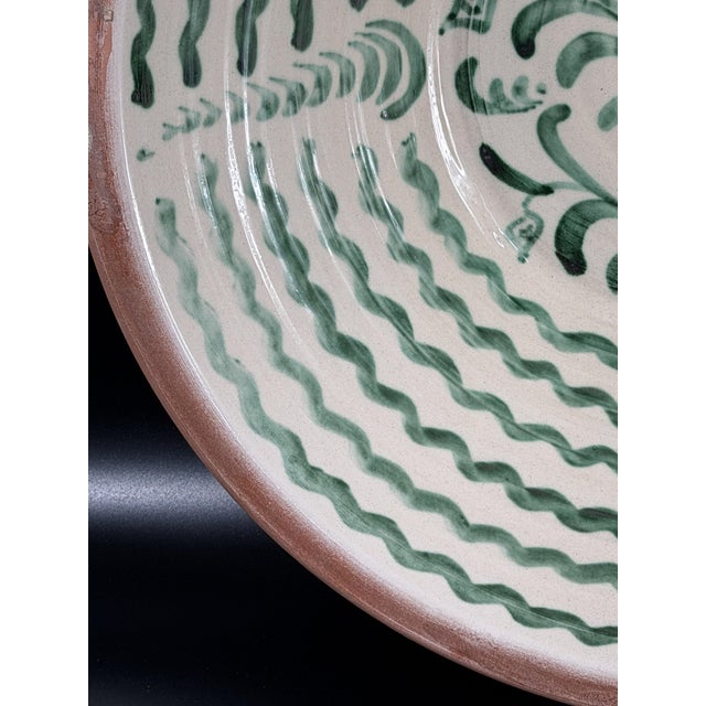 Large Spanish Fajalauza Ceramic Lebrillo Bowl For Sale - Image 6 of 11