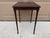 Mid-20th Century Regency-Style Mahogany Faux Bamboo Drinks Table For Sale - Image 10 of 12