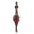 Antique Hand-Carved Guro Mask of the Ivory Coast Featuring a Seated Figure For Sale