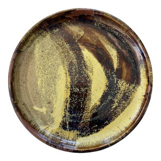 1960s Sigrid Gould Mid Century Signed Platter For Sale