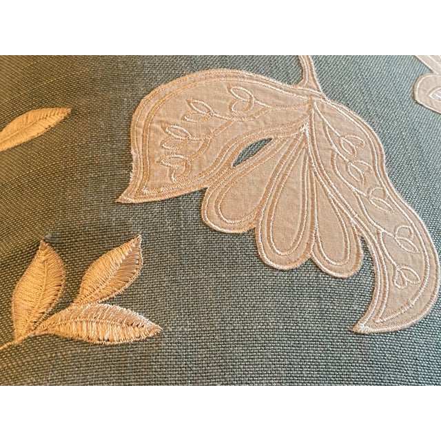 Set of 3 Down Custom Set of Removable Covers Including Insert Pillows For Sale - Image 11 of 12