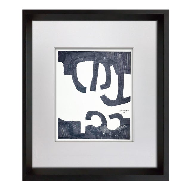 Eduardo Chillida Original Limited Edition Lithograph | Museum Framed | Coa For Sale