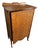 An antique, early 20th-century tiger oak sheet music cabinet. Features 5 removable internal shelves specifically spaced...