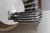 Hand Blown Glass Lasso Art Glass Sculpture W/ Chrome Stand For Sale - Image 4 of 15