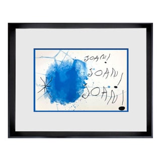 Joan Miro Lithograph Original | Numbered Limited Edition | Framed W/ Coa For Sale