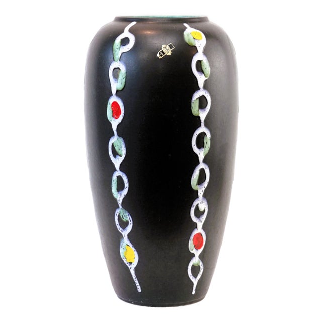 Form + Farbe Floor Vase by Jasba Keramik, West Germany, 1960s For Sale