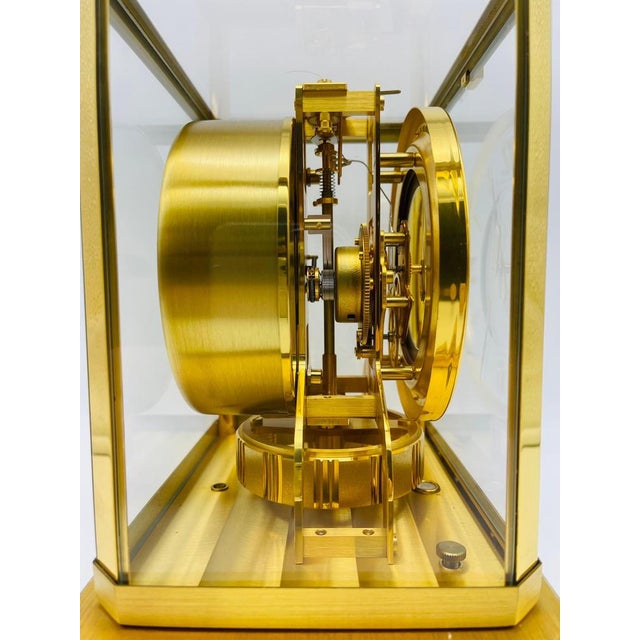 Atmos Jaeger Le Coultre Cal. 528 Fireplace Clock by Aeg For Sale - Image 12 of 15