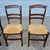 This is a handsome set of 4 "Isabella" ladder back rush seat dining side chairs by Pottery Barn. The ladder back dining...