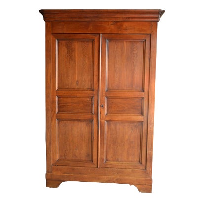 Antique Louis Philippe Cabinet in Oak, 1850 For Sale