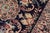 1990s Art Nouveau 1990's Pak-Persian Blue/Ivory Wool Rug - 3'2'' X 5'0'' For Sale - Image 5 of 9