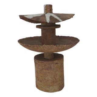 Large Japanese Pottery Sculpture from Joan Brown, 1970s For Sale