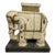 Late 19th Century Heavily Distressed Carved Wooden Elephant Plant Stand For Sale