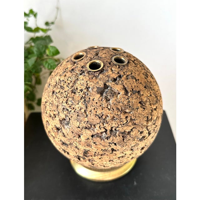 Vintage mid-century modern “Bulletin Ball” cork desk organizer by Ketcham & McDougall, dating to the 1970s. This iconic...