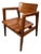 Mid-Century Walnut Chair by Gunlocke For Sale