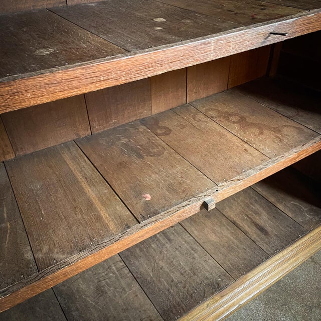 Antique German Oak Wardrobe, 1680 For Sale - Image 14 of 16