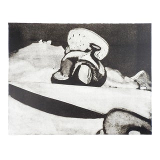 Abstract Saddle Shapes Lithograph by Marilyn Lanfear For Sale
