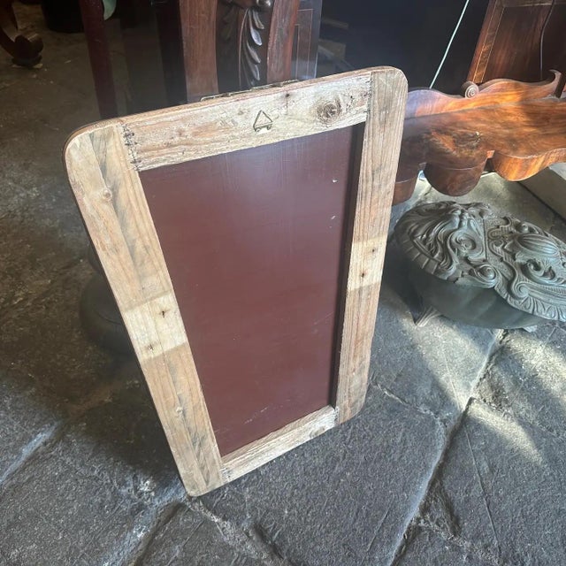 Gio Ponti 1940s Gio Ponti Style Mid-Century Modern Brass Italian Wall Mirror For Sale - Image 4 of 12