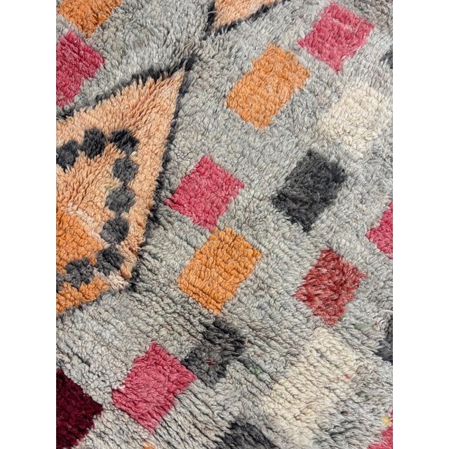 Ndmade Moroccan Boujad Wool Rug For Sale - Image 6 of 10