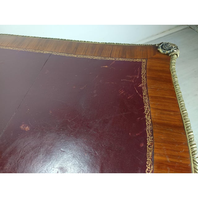 Louis XV Style Bronze Desk, 1950s For Sale - Image 13 of 18
