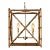 Scalamandre Maison by Port 68 Baldwin Gold Chandelier For Sale