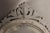 VTG Venetian Murano Glass Mirror Etched Floral Round Italy, 28.5" T X 22.5" W For Sale - Image 9 of 10