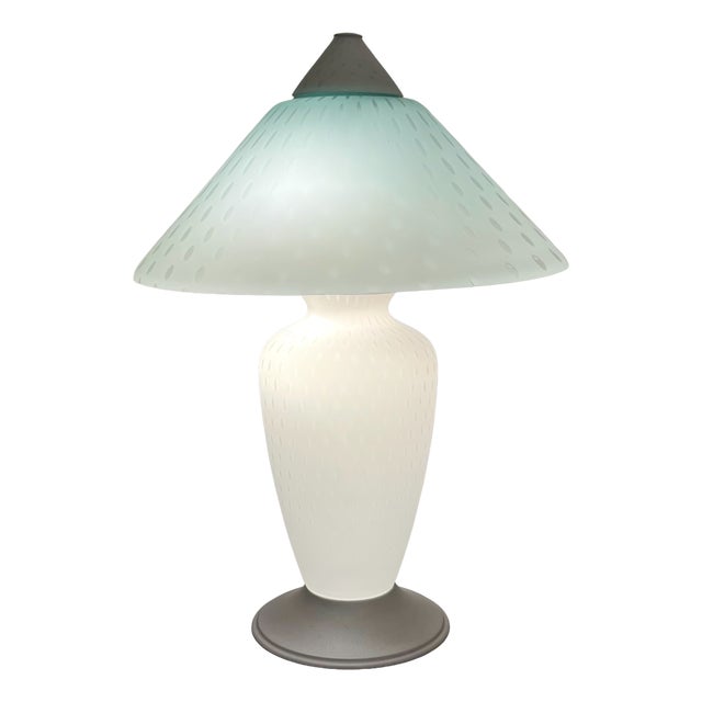 Murano Glass Table Lamp, 1990s For Sale