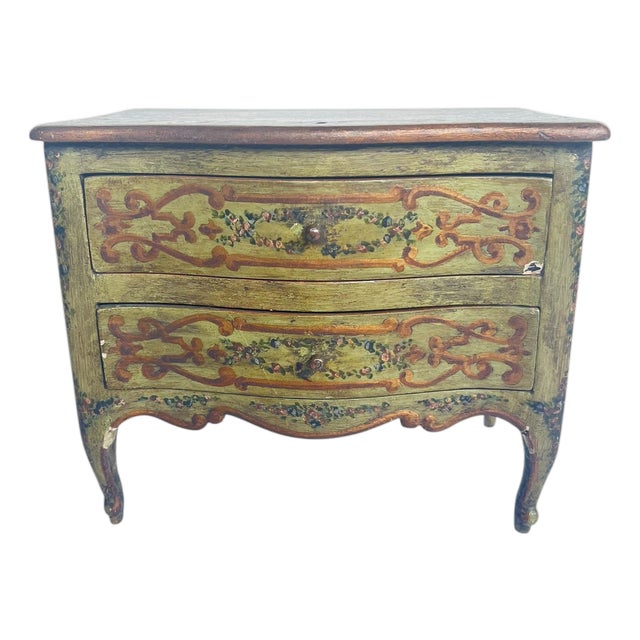 19th Century Florentine Table Top Chest For Sale