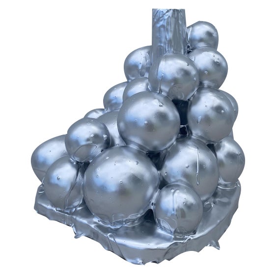 Bubbles Candelabra 01 in Silver by Carla Galmés Munar For Sale