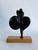 Vintage Modernist Bronze Sculpture Mounted on a Wood Base Latin-American School For Sale - Image 10 of 12